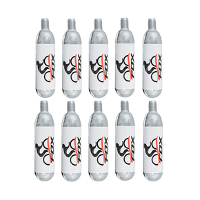 Kit Refil CO2 de Bicicleta Fox 16g 10 unidades Kit Refil CO2 de Bicicleta Fox 16g 10 unidades