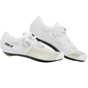 Sapatilha de Ciclismo Sidi Genius 10 Knit Carbon Speed Branca Sapatilha de Ciclismo Sidi Genius 10 Knit Carbon Speed Branca