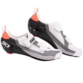 Sapatilha de Ciclismo Sidi T5 Air Carbon Triathlon Branca Sapatilha de Ciclismo Sidi T5 Air Carbon Triathlon Branca