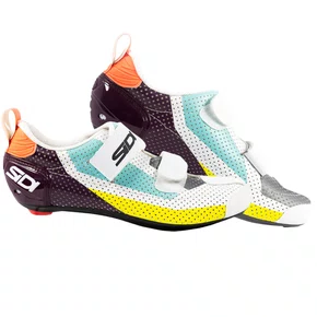 Sapatilha de Ciclismo Sidi T5 Air Carbon Triathlon Feminina Multicolor Sapatilha de Ciclismo Sidi T5 Air Carbon Triathlon Feminina Multicolor