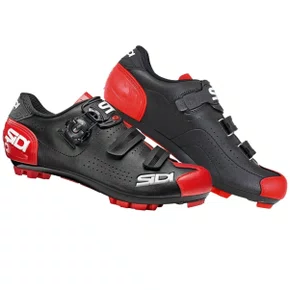 Sapatilha de Ciclismo Sidi Trace 2 MTB Preta e Vermelha Sapatilha de Ciclismo Sidi Trace 2 MTB Preta e Vermelha