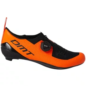 Sapatilha de Ciclismo DMT KT1 Carbon Triathlon Laranja