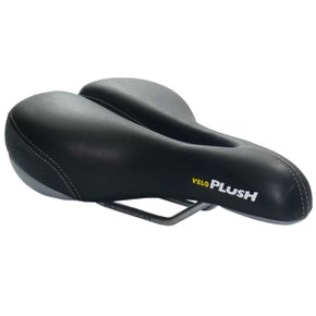 Selim de Bicicleta Velo Plush Confort Silver 165mm Selim de Bicicleta Velo Plush Confort Silver 165mm