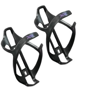 Kit Suporte Garrafa de Ciclismo Dvorak Preto e Lilás 2 Unidades Kit Suporte Garrafa de Ciclismo Dvorak Preto e Lilás 2 Unidades