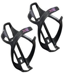Kit Suporte Garrafa de Ciclismo Dvorak Preto e Rosa 2 Unidades Kit Suporte Garrafa de Ciclismo Dvorak Preto e Rosa 2 Unidades