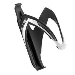 Suporte Garrafa de Ciclismo Elite Custom Race Skin Preto e Branco Suporte Garrafa de Ciclismo Elite Custom Race Skin Preto e Branco