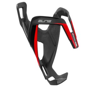 Suporte Garrafa de Ciclismo Elite Vico Carbon Preto e Vermelho