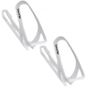 Kit Suporte Garrafa de Ciclismo Rontek TRP Branco 2 unidades Kit Suporte Garrafa de Ciclismo Rontek TRP Branco 2 unidades