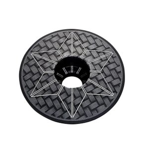 Tampa Movimento Direção de Bicicleta Supacaz Carbon Tampa Movimento Direção de Bicicleta Supacaz Carbon