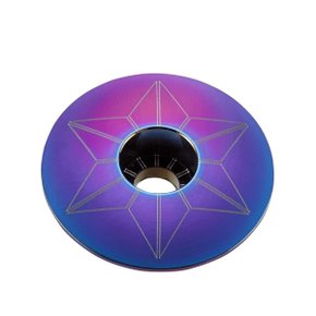 Tampa Movimento Direção de Bicicleta Supacaz Oil Slick SZ-10A Tampa Movimento Direção de Bicicleta Supacaz Oil Slick SZ-10A