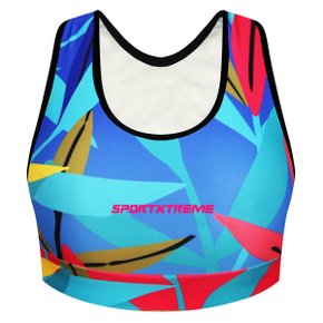 Top de Ciclismo SportXtreme Active Bali  Azul e Verde Top de Ciclismo SportXtreme Active Bali  Azul e Verde