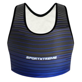 Top de Ciclismo SportXtreme Active Electric Preto e Azul Top de Ciclismo SportXtreme Active Electric Preto e Azul