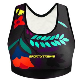 Top de Ciclismo SportXtreme Active Ivy Preto e Vermelho Top de Ciclismo SportXtreme Active Ivy Preto e Vermelho