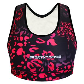 Top de Ciclismo SportXtreme Active Selva Preto e Rosa Top de Ciclismo SportXtreme Active Selva Preto e Rosa
