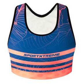 Top de Ciclismo SportXtreme Active Serena Rosa e Azul Top de Ciclismo SportXtreme Active Serena Rosa e Azul