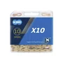 Corrente de Bicicleta KMC X10 Ti Padrão Shimano Sram 10 vel 116 Elos