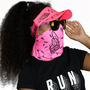 Bandana de Ciclismo Hupi Asas Feminina Rosa