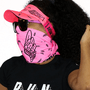 Bandana de Ciclismo Hupi Asas Feminina Rosa