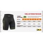 Bermuda de Ciclismo Curtlo 3D Compress Preta