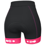 Bermuda de Ciclismo ERT Gel Feminina Preta/Rosa