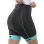 Bermuda de Ciclismo ERT Tiffany Feminina Preta/Azul