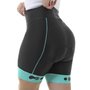 Bermuda de Ciclismo ERT Tiffany Feminina Preta/Azul