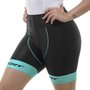 Bermuda de Ciclismo ERT Tiffany Feminina Preta/Azul