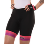 Bermuda de Ciclismo IMS Racing Comfort Feminina Preta e Rosa