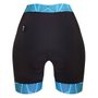 Bermuda de Ciclismo SportXtreme Sport Leaf Feminina Preta e Azul