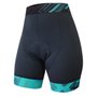 Bermuda de Ciclismo SportXtreme Sport Move Feminino Preto e Azul