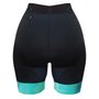 Bermuda de Ciclismo SportXtreme Sport Move Feminino Preto e Azul