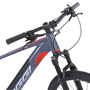 Bicicleta Elétrica Oggi Big Wheel 8.0 Cinza e Vermelha