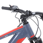 Bicicleta Elétrica Oggi Big Wheel 8.0 Cinza e Vermelha