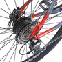 Bicicleta Elétrica Oggi Big Wheel 8.0 Cinza e Vermelha