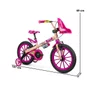 Bicicleta Infantil Nathor Barbie Aro 16