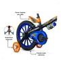 Bicicleta Infantil Nathor Hot Wheels Aro 16 Preto