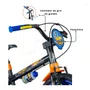 Bicicleta Infantil Nathor Hot Wheels Aro 16 Preto