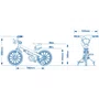 Bicicleta Infantil Nathor Stitch Aro 16