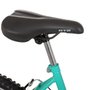 Bicicleta NTZ MTB Aro Duplo com Cesta Turquesa