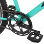 Bicicleta NTZ MTB Aro Duplo com Cesta Turquesa