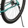 Bicicleta NTZ MTB Aro Duplo com Cesta Turquesa