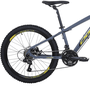 Bicicleta Oggi Hacker Aro 24 Shimano Disc Cinza