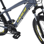 Bicicleta Oggi Hacker Aro 24 Shimano Disc Cinza