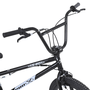Bicicleta Pro-X BMX Aro 20 Série 20 Preta e Branca