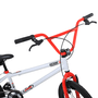 Bicicleta Pro-X BMX Série 5 Aro 20 Branca e Vermelha
