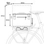 Bolsa Selim de Bicicleta Zéfal Z Traveler 60 Preta 20L