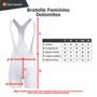 Bretelle de Ciclismo Barbedo Dolomites Feminino Bege