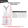 Bretelle de Ciclismo Barbedo Dolomites Feminino Cinza