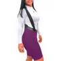 Bretelle de Ciclismo Barbedo Dolomites Feminino Roxo