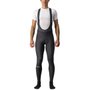 Calça Bretelle de Ciclismo Castelli Entrata Inverno Preto